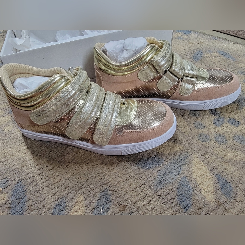 Midnight Velvet Metallic Sneakers